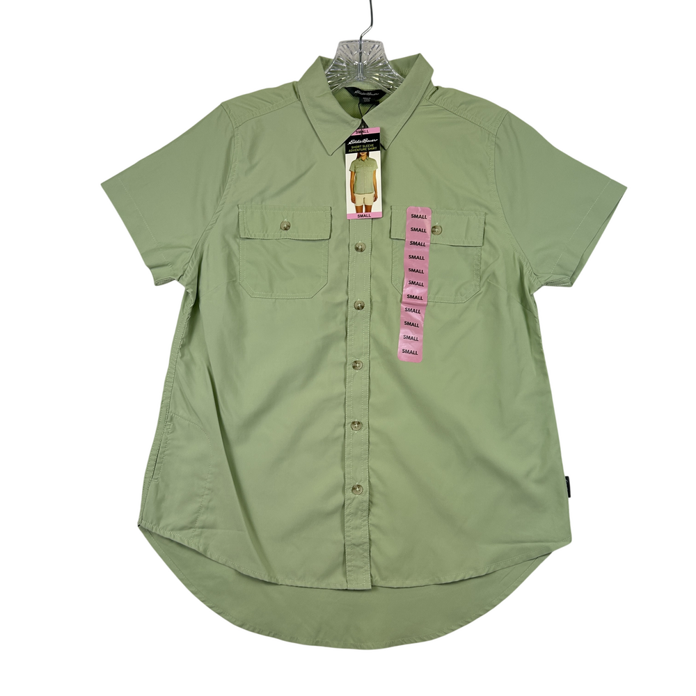 Eddie Bauer Shirt Womens Small Adventure Outdoor UPF 50 Lightweight Travel